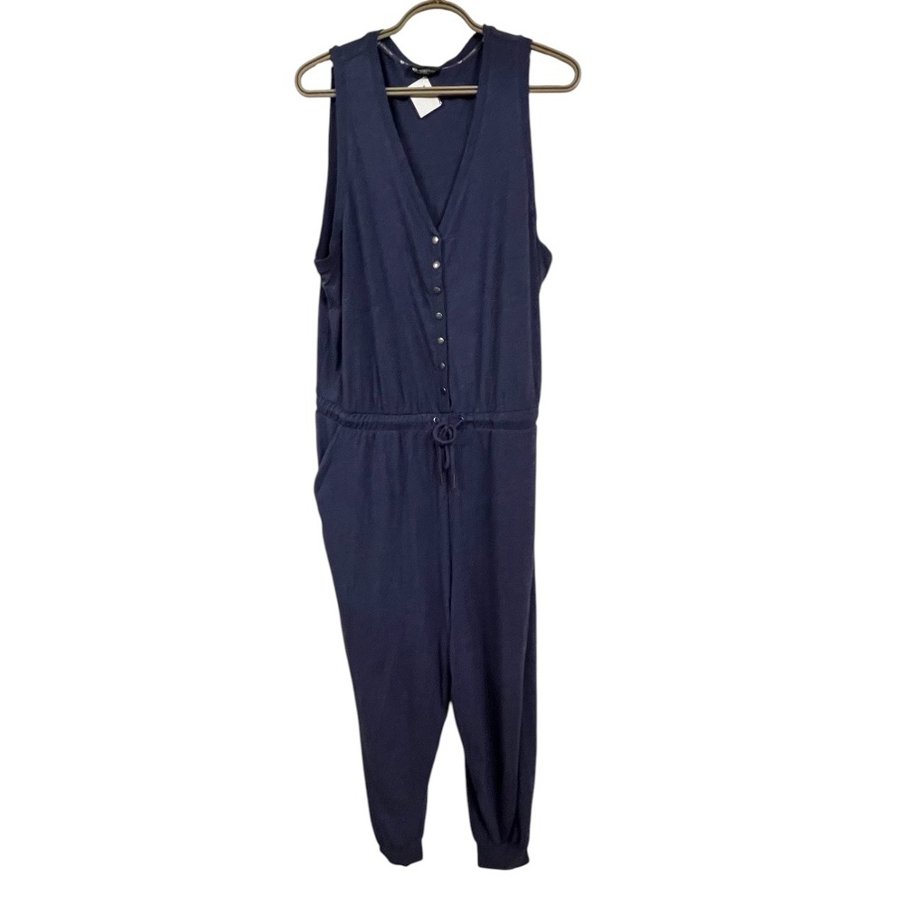 PENNINGTONS ACTIVE ZONE Dark Blue Sleeveless Long Leg Length Jumpsuit size 0X
